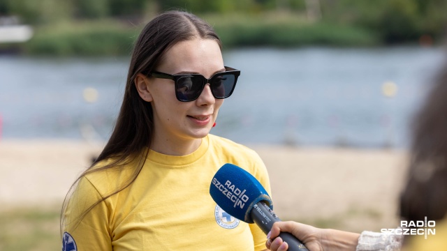 Kąpielisko Dziewoklicz. Fot. Robert Stachnik [Radio Szczecin] Szczecińskie kąpieliska otwarte, na jednym czerwona flaga [ZDJĘCIA, WIDEO]