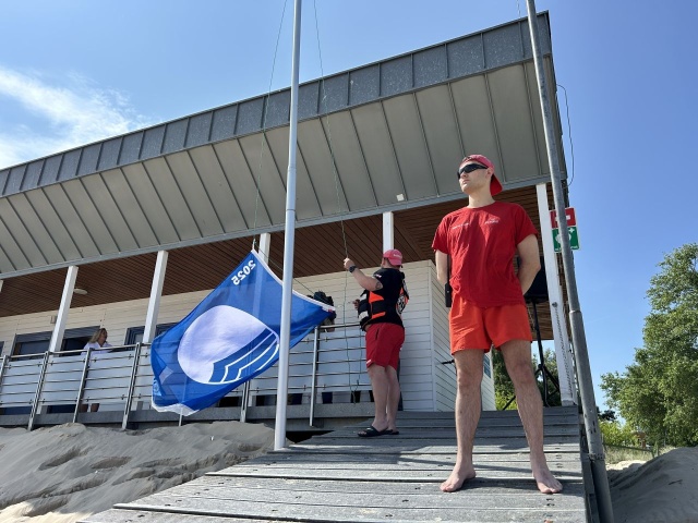 Mat. UM Świnoujście Błękitna Flaga w Świnoujściu. Sezon rozpoczęty [ZDJĘCIA]