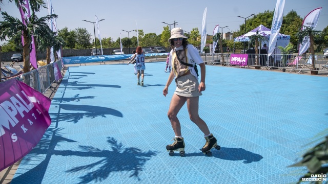 Fot. Kamila Kozioł [Radio Szczecin] Przecław się na wrotki. Nauka i taniec na sportowo [WIDEO, ZDJĘCIA]