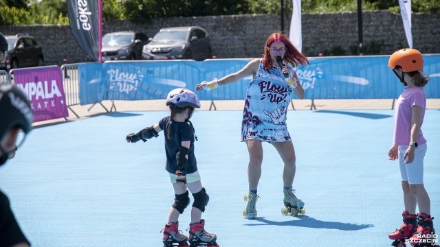 Fot. Kamila Kozioł [Radio Szczecin] Przecław się na wrotki. Nauka i taniec na sportowo [WIDEO, ZDJĘCIA]