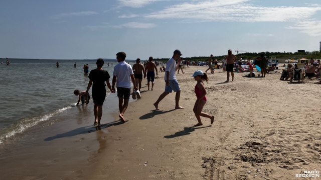 Fot. Joanna Maraszek [Radio Szczecin] Rozpoczęcie bezpiecznego sezonu kąpielowego w Świnoujściu