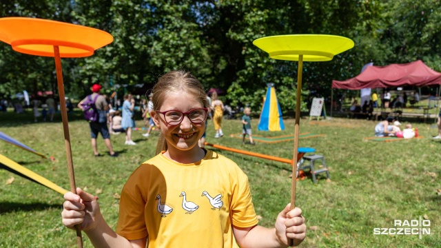 Fot. Robert Stachnik [Radio Szczecin] Sąsiedzkie Miasteczko Pogranicza w parku Żeromskiego [ZDJĘCIA]