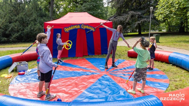 Fot. Robert Stachnik [Radio Szczecin] Sąsiedzkie Miasteczko Pogranicza w parku Żeromskiego [ZDJĘCIA]