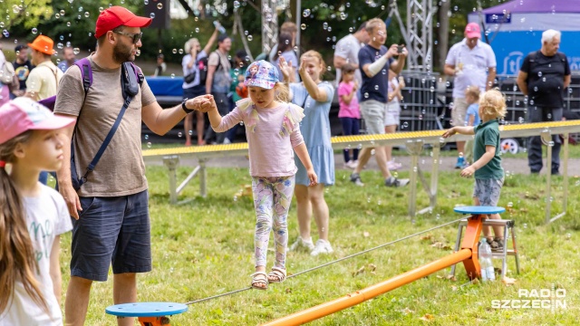 Fot. Robert Stachnik [Radio Szczecin] Sąsiedzkie Miasteczko Pogranicza w parku Żeromskiego [ZDJĘCIA]