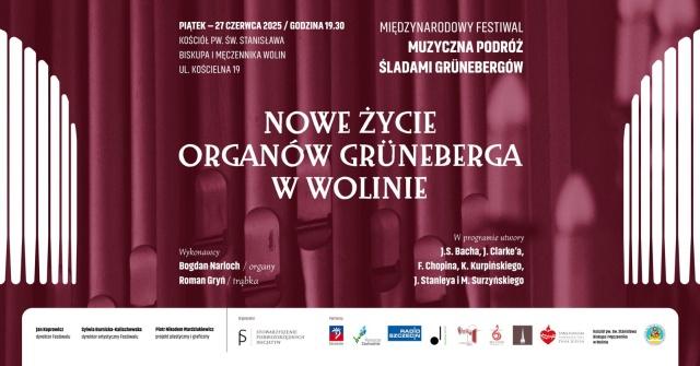 Fot. Materiały prasowe Stowarzyszenia Pierwszorzędnych Inicjatyw Wolińskie organy Grüneberga zabrzmiały (po remoncie) na międzynarodowym festiwalu [ZDJĘCIA]