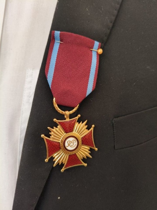 Fot. Maria Drąg Prezes Fundacji Małych Stópek z odznaczeniem państwowym [ZDJĘCIA]