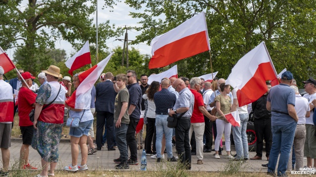 Fot. Kamila Kozioł [Radio Szczecin] PiS będzie przyglądać się pracy służb - Kaczyński w Rosówku [ZDJĘCIA]