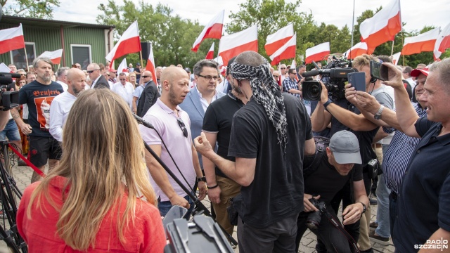 Fot. Kamila Kozioł [Radio Szczecin] PiS będzie przyglądać się pracy służb - Kaczyński w Rosówku [ZDJĘCIA]