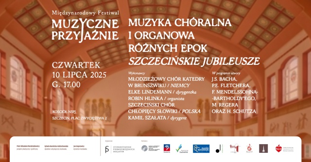 Materiały prasowe Stowarzyszenia Pierwszorzędnych Inicjatyw Chór katedry w Brunszwiku i szczecińskie "Słowiki" zainaugurowały Festiwal "Muzyczne przyjaźnie" [WIDEO, ZDJĘCIA]