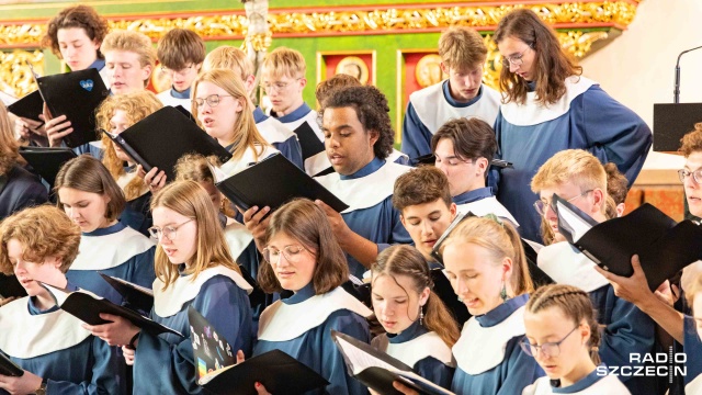 Chór katedry w Brunszwiku. Fot. Robert Stachnik [Radio Szczecin] Chór katedry w Brunszwiku i szczecińskie "Słowiki" zainaugurowały Festiwal "Muzyczne przyjaźnie" [WIDEO, ZDJĘCIA]