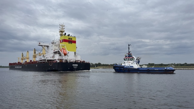 Fot. Zarząd Morskich Portów Szczecin i Świnoujście Nowe nabrzeża, pogłębiony tor podejściowy - kanał dębicki zmodernizowany [ZDJĘCIA]