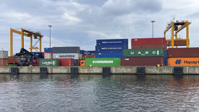 Fot. Zarząd Morskich Portów Szczecin i Świnoujście Nowe nabrzeża, pogłębiony tor podejściowy - kanał dębicki zmodernizowany [ZDJĘCIA]