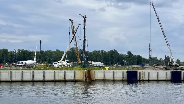 Fot. Zarząd Morskich Portów Szczecin i Świnoujście Nowe nabrzeża, pogłębiony tor podejściowy - kanał dębicki zmodernizowany [ZDJĘCIA]