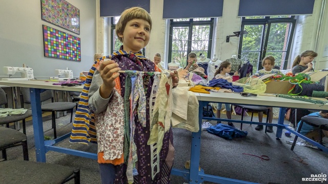 Fot. Maciej Papke [Radio Szczecin] "Morze Sztuki" na półkoloniach w Pałacu Młodzieży [WIDEO, ZDJĘCIA]