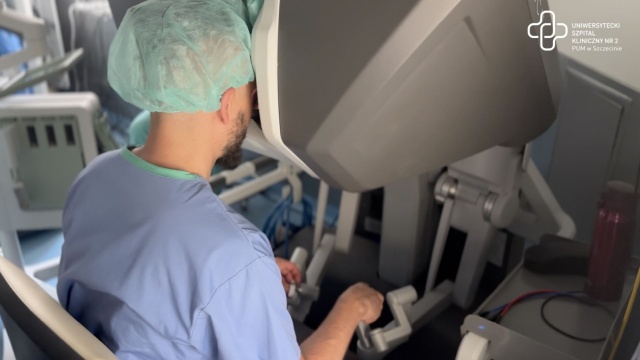 Fot. Uniwersytecki Szpital Kliniczny nr 2 PUM w Szczecinie Sztuczna inteligencja pomaga przy zabiegach robotycznych [ZDJĘCIA]