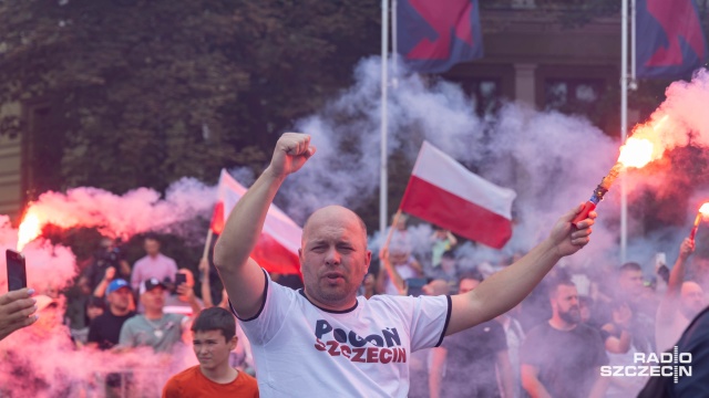 Fot. Robert Stachnik [Radio Szczecin] W rocznicę Powstania Warszawskiego: zaduma, pamięć, syreny... [WIDEO, ZDJĘCIA]