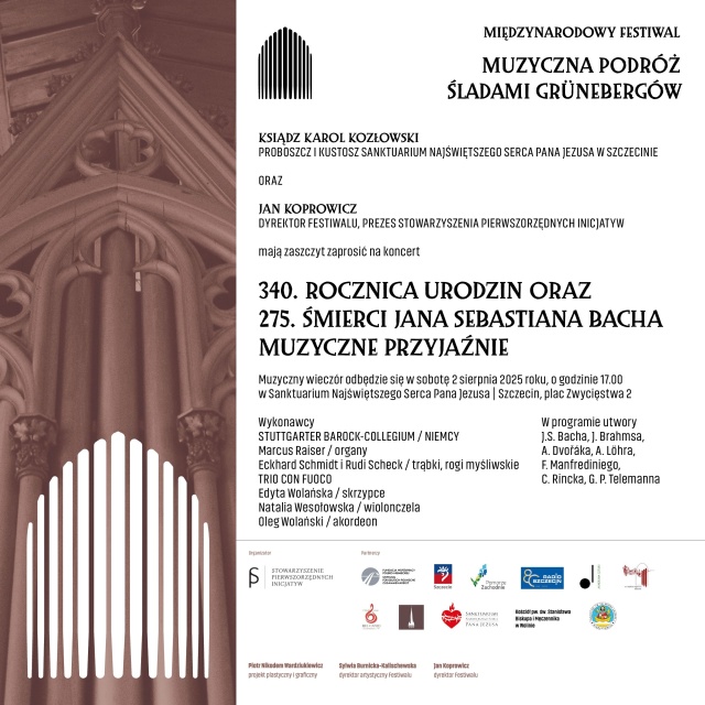 Materiały prasowe Stowarzyszenia Pierwszorzędnych Inicjatyw Bachowski koncert w Szczecinie [ZDJĘCIA]