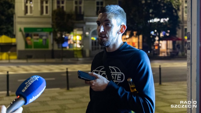 Fot. Robert Stachnik [Radio Szczecin] Częściowa nocna prohibicja w Szczecinie. Pierwsze komentarze mieszkańców [WIDEO, ZDJĘCIA]