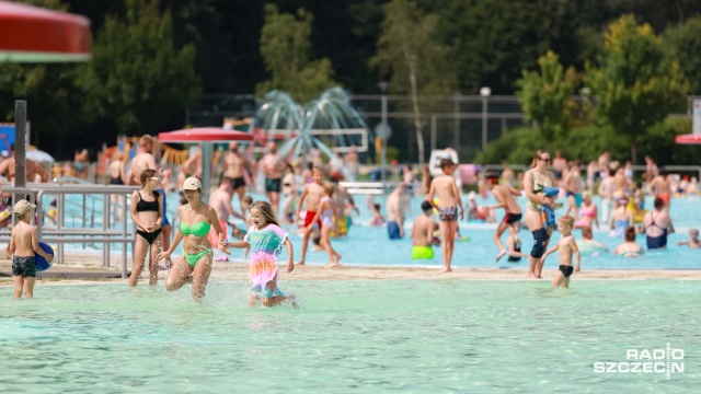 Fot. Robert Stachnik [Radio Szczecin] Słońce nad Szczecinem, mieszkańcy na kąpieliskach [WIDEO, ZDJĘCIA]