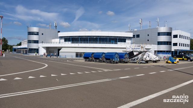 Fot. Robert Stachnik [Radio Szczecin] Za dwa lata lotnisko w Goleniowie będzie mieć nowy terminal [WIDEO, ZDJĘCIA]