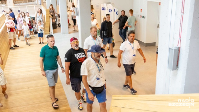 Fot. Robert Stachnik [Radio Szczecin] Śpiewają, żeglując i żeglują, śpiewając... Wikingowie w MCN [WIDEO, ZDJĘCIA]