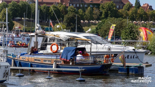 Fot. Robert Stachnik [Radio Szczecin] Z wiatrem i pod wiatr. Ścigali się o Puchar Prezydenta Szczecina [WIDEO, ZDJĘCIA]