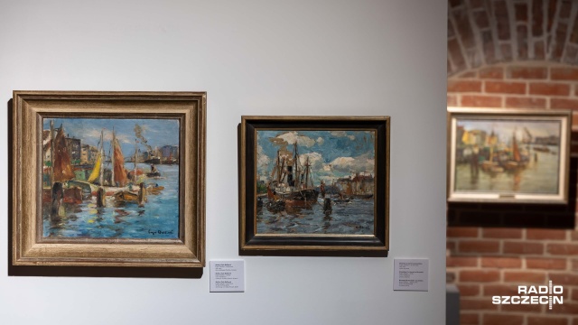 Fot. Robert Stachnik [Radio Szczecin] Wystawa prac Eugena Dekkerta, jednego z "najbardziej szczecińskich malarzy XIX i XX wieku" [ZDJĘCIA]