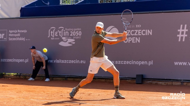 Fot. Robert Stachnik [Radio Szczecin] Porażka Alana Ważnego w Invest in Szczecin Open [WIDEO, ZDJĘCIA]