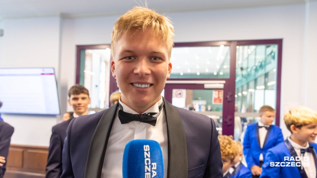 Bartosz Wiśniewski – bas Szczecińskiego Chóru Chłopięcego „Słowiki”. Fot. Robert Stachnik [Radio Szczecin] Chór Chłopięcy „Słowiki” odznaczony Medalem za zasługi dla miasta Szczecina [WIDEO, ZDJĘCIA]