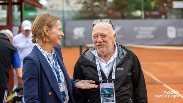 Waldemar Sierański. Fot. Robert Stachnik [Radio Szczecin] Dudziak, Strasburger, Milowicz, czyli Tenisowy Turniej Artystów na szczecińskich kortach [WIDEO, ZDJĘCIA]
