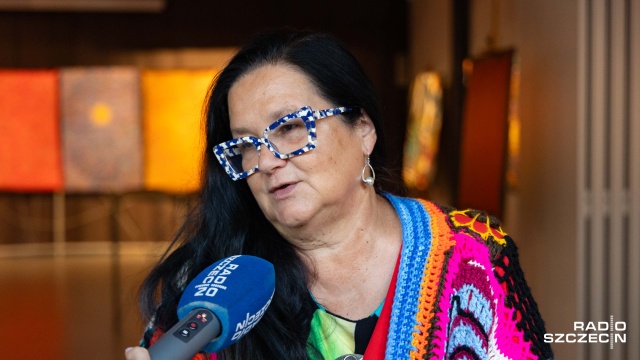 Beata Pflanz. Fot. Robert Stachnik [Radio Szczecin] Implozja sztuki w Starej Rzeźni [ZDJĘCIA]