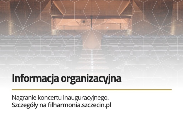 Materiały prasowe Filharmonii im. Mieczysława Karłowicza w Szczecinie Bruno Philippe i Przemysław Neumann zainaugurują 78. sezon Filharmonii w Szczecinie [ZDJĘCIA]