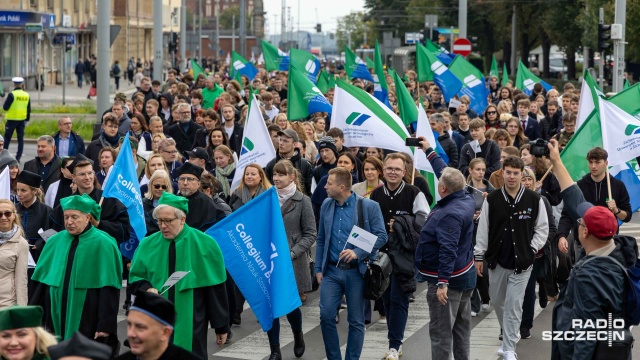 Fot. Robert Stachnik [Radio Szczecin] Dziewięć szczecińskich uczelni wspólnie zainaugurowało rok akademicki [WIDEO, ZDJĘCIA]