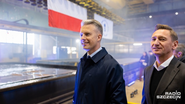 Fot. Robert Stachnik [Radio Szczecin] Ruszyła budowa stawiacza pław. Stocznia Szczecińska czekała na to 18 lat [WIDEO, ZDJĘCIA]