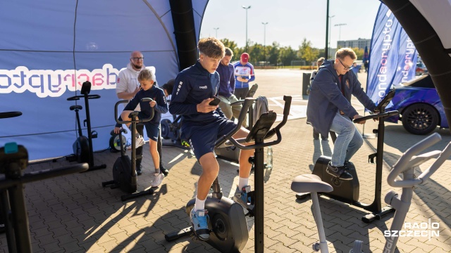 Fot. Robert Stachnik [Radio Szczecin] Akcja charytatywna "kilometry na pomoc" dotarła do Szczecina [ZDJĘCIA]