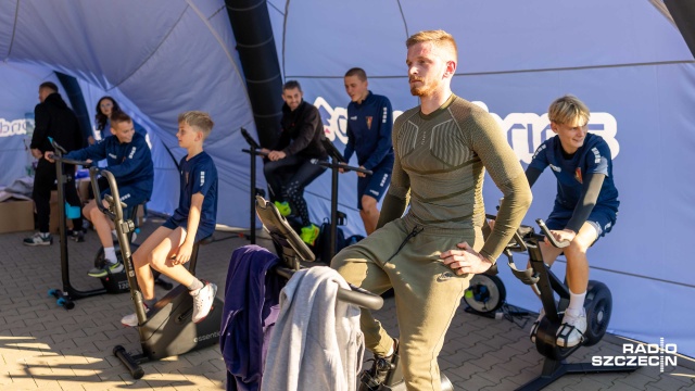 Fot. Robert Stachnik [Radio Szczecin] Akcja charytatywna "kilometry na pomoc" dotarła do Szczecina [ZDJĘCIA]