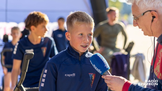 Fot. Robert Stachnik [Radio Szczecin] Akcja charytatywna "kilometry na pomoc" dotarła do Szczecina [ZDJĘCIA]