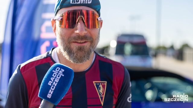 Fot. Robert Stachnik [Radio Szczecin] Akcja charytatywna "kilometry na pomoc" dotarła do Szczecina [ZDJĘCIA]