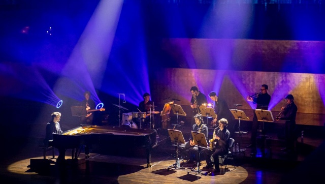 Boleros Orchestra Marcina Maseckiego. Fot. Sebastian Wołosz Owacyjne przyjęcie Marcina Maseckiego w Złotej Sali Filharmonii [ZDJĘCIA]