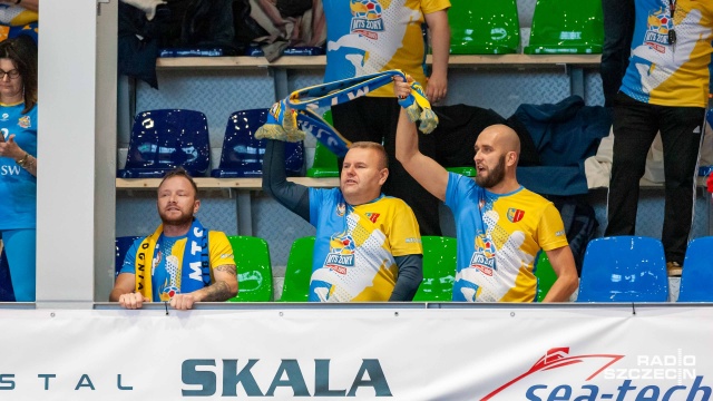 Fot. Robert Stachnik [Radio Szczecin] Szczecinianki przegrały z liderem Ligi Centralnej [ZDJĘCIA]