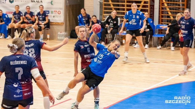 Fot. Robert Stachnik [Radio Szczecin] Szczecinianki przegrały z liderem Ligi Centralnej [ZDJĘCIA]
