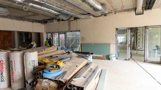 Fot. Robert Stachnik [Radio Szczecin] Mediateka z kolejnym opóźnieniem [ZDJĘCIA]