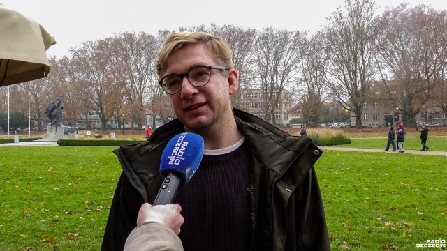 Fot. Wojciech Ochrymiuk [Radio Szczecin] Czym dla szczecinian jest niepodległość? "To znaczy wolność" [WIDEO, ZDJĘCIA]
