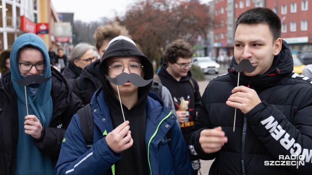 Fot. Robert Stachnik [Radio Szczecin] Stargardzianie wzięli udział w akcji Movember [ZDJĘCIA]