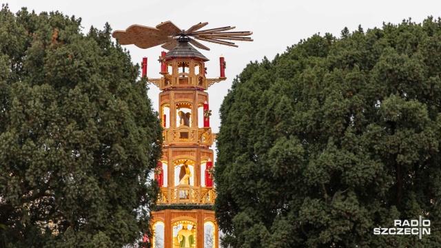 Fot. Robert Stachnik [Radio Szczecin] Ruszył Jarmark Bożonarodzeniowy w Szczecinie [WIDEO, ZDJĘCIA]