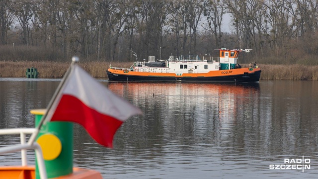 Fot. Robert Stachnik [Radio Szczecin] Zimy na razie nie ma, ale lodołamacze są gotowe do akcji [WIDEO, ZDJĘCIA]