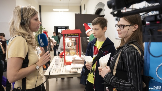 Fot. Kamila Kozioł [Radio Szczecin] Pałacowe Mikołajki z Radiem Szczecin [WIDEO, ZDJĘCIA]
