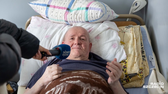 Fot. Robert Stachnik [Radio Szczecin] Czego życzą sobie mieszkańcy "Domu Smutku"? Zdrowia i spotkania z rodziną [WIDEO, ZDJĘCIA]
