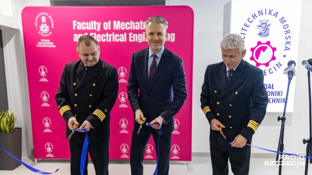 Fot. Robert Stachnik [Radio Szczecin] Wydział Mechatroniki i Elektrotechniki Politechniki Morskiej ma nowy budynek [ZDJĘCIA]