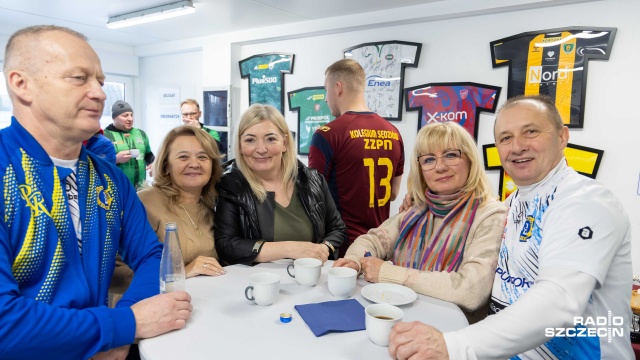 Fot. Robert Stachnik [Radio Szczecin] "Przegrywamy, ale to nie ma znaczenia. Ważne, żeby Adaś tutaj wygrał" [WIDEO, ZDJĘCIA]